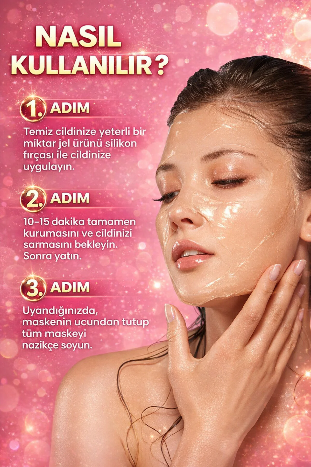 Collagen Night Wrapping Mask 50ml Soyulabilir Jel Maske
