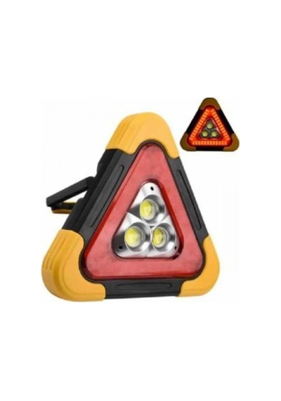 Güneş Enerjili Cob Led Reflektör Taşınabilir Portatif Acil Güvenlik Ve Uyarı Lambası