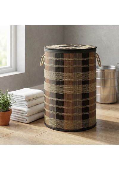 Koçtaş Bambu Sepet L 40 x 52 CM Çok Renkli