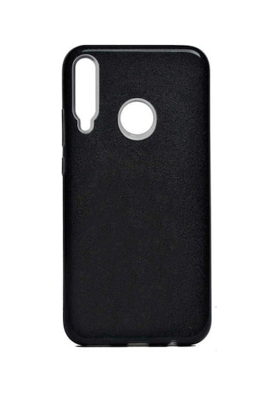 Huawei P40 Lite E Kılıf Zore Shining Silikon Siyah