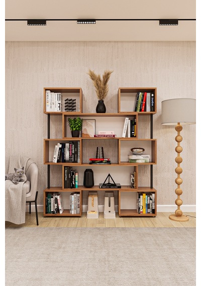 Asra Trend Modern Ayarlanabilir Raflı Ev Ofis Kitaplık %100 Mdf Dekoratif Kütüphane Kitaplık Dk02 Petra Asra Trend Modern Ayarlanabilir Raflı Ev Ofis Kitaplık %100 Mdf Dekoratif Kütüphane Kitaplık Dk02 Petra