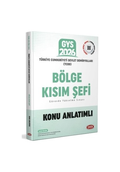 Data 2026 Gys Tcdd Bölge Kısım Şefi Konu Anlatımlı