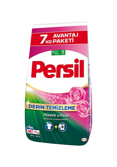 Persil Toz Çamaşır Deterjanı 7kg 46 Yıkama Gülün Büyüsü 2 Adet Diğer