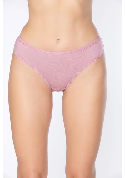 12 Adet Tutku Elit Bayan Bambu Bikini Külot Karışık Renk 2711 Çok Renkli
