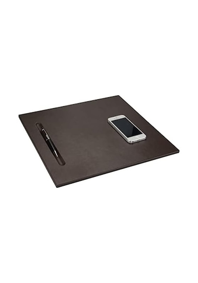 2k 565-2 Sümen Takımı Mdf Malzemeden Suni Deri Kaplı Tek Parça Pad Toplantı Sümeni 35x32 Cm, Kahve
