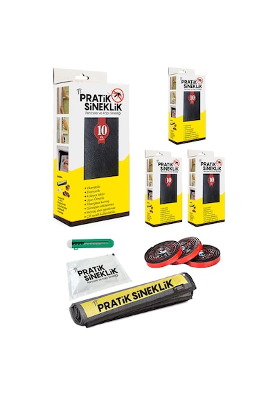 Tt Pratik Sineklik 4' Lü Paket 80 X 140 Cm Pencere Sinekliği