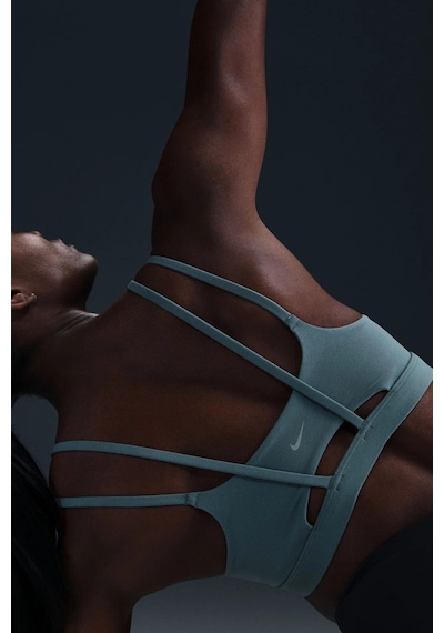 Nike Zenvy Strappy Padded Womens Bra Pedli Kadın Spor Sütyeni Mavi