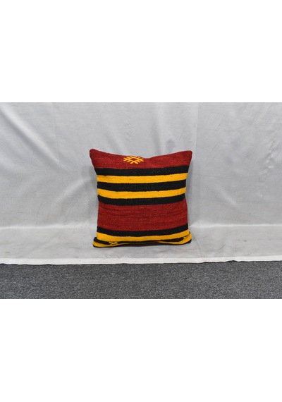 Zehra Abla Halı Yeni El Dokuma Dekoratif Kilim Kırlent Yastık Kılıfı 6031