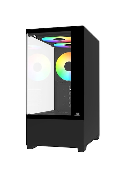 Powerboost Pb-m5001b 500w 3-12cm Rainbow Fanlı Usb 3.0 Seaview M-atx Gaming Siyah Kasa