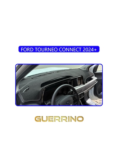 Ford Torneo Courıer 2023+ Torpido Koruma Halısı Mavi Kenar