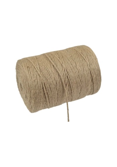 Jütburada Bej Jüt İplik 500 Gr 500 Metre Hasır İp Kırnap İp Doğal İp Çuval İp