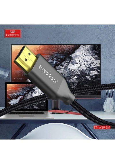 Fuchsia 4k Hdmı Kablo 2m 18 Gbps Hdmı 2.0 1.4 V Görüntü Aktarım Kablosu