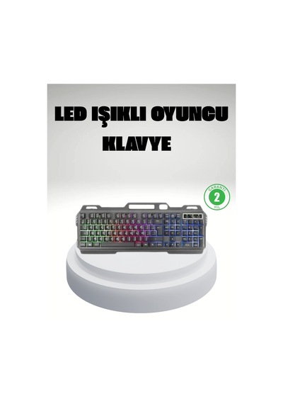 Rgb Işıklı Oyuncu Klavye Mouse Seti Türkçe Q Ayarlanabilir Dpı Ergonomik Ve Dayanıklı Tasarım