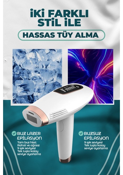 Ipl Buz Lazer Epilasyon 999.999 Atım Otomatik/manuel Dokunmatik Ekran Ağrısız Vücut Yüz Cihazı