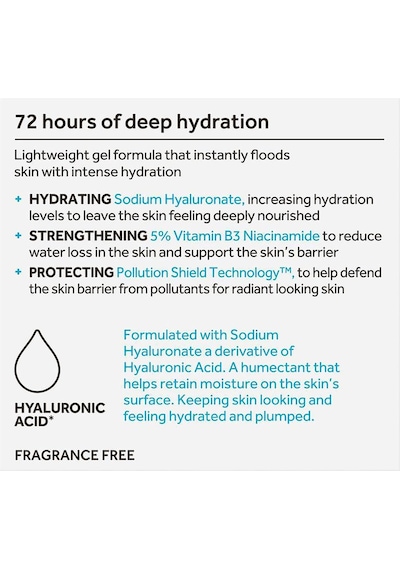 No7 Hydraluminous+ Nemlendirici Yüz Jeli 50ml