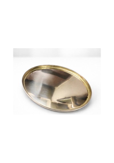 Som Pirinç Yuvarlak Gold Sunum Tepsi 20 Cm 180 Gr