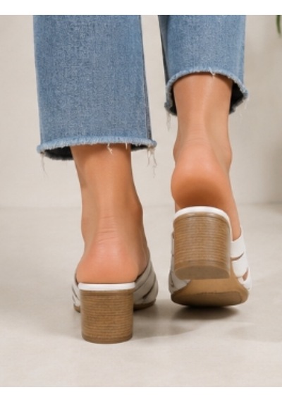 N Napa Shoe Np.1506.beyaz.deri Terlik
