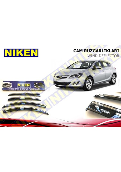Opel Astra J Kromlu Cam Rüzgarlığı Niken 2009-2015