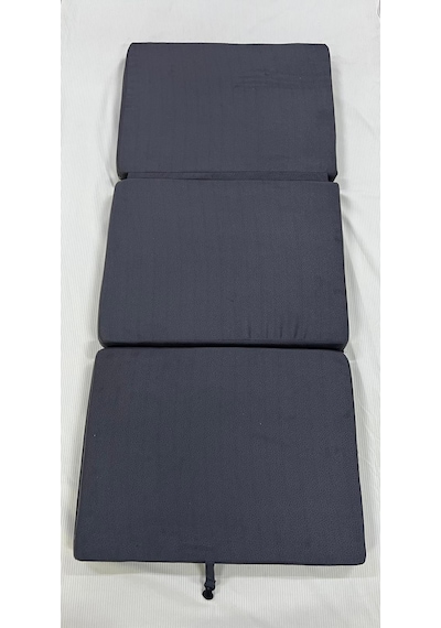 Katlanır Yatak Yer Yatağı 8 Cm Çanta Tipi Misafir Kamp Minderi 80x180 Gri