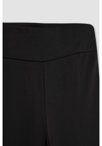 DeFactoFit Sporcu Jogger Eşofman Altı Geniş Bol Paça Basic Düz Skuba Dalgıç Kumaş A0566AX24SPBK81