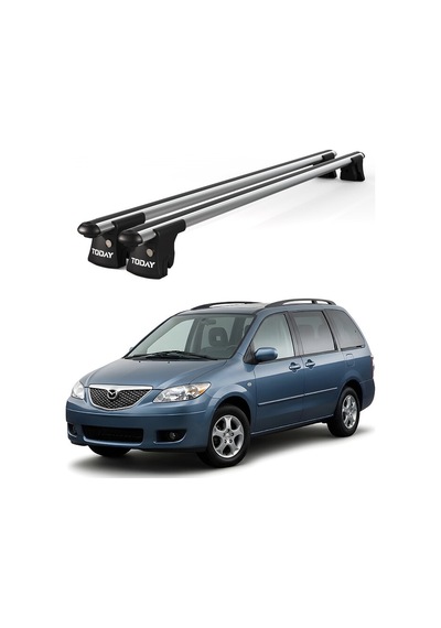 Trio-ı Mazda Mpv 2000-2004 Uyumlu Kilitli Ara Atkı 135cm Port Bagaj Tavan Barı