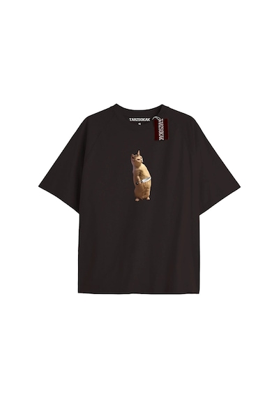 Adrift Another Baskılı Oversize Kalıp Unisex T-shirt Beyaz