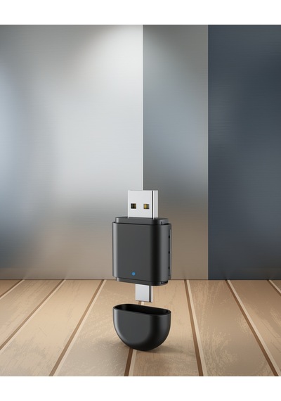 Kablosuz Carplay Adaptörü Usb-a Ve Type-c Uyumlu Uczzzcarplay2in1-4