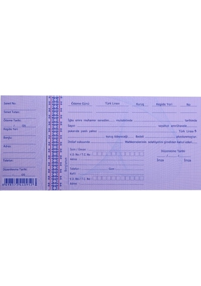 Senet Koçanlı Büyük 100 Yaprak