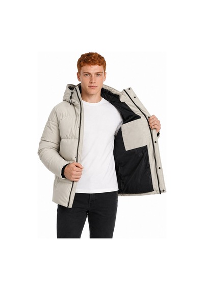 Loft Erkek Taş Kapüşonlu Regular Fit Mont Lf2043696 Q1.v1