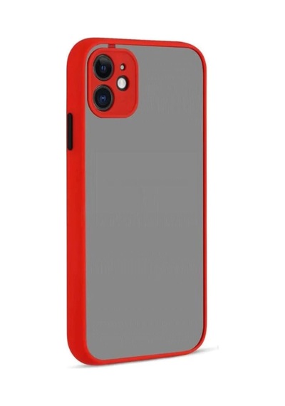 Apple iPhone Uyumlu  12 Uyumlu Kılıf Montreal Silikon Kapak - Kırmızı
