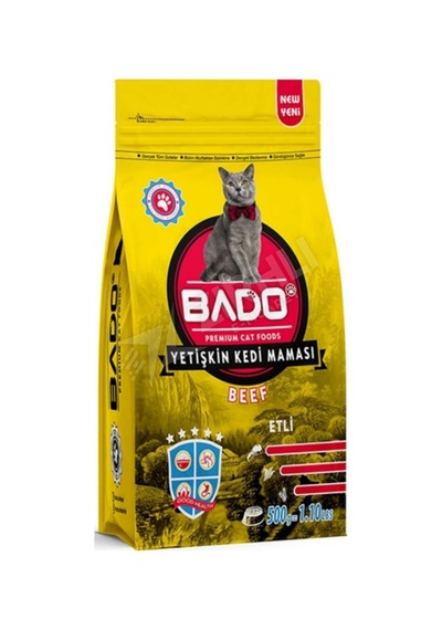 Bado Yetişkin Kedi Maması Etli 500 Gr