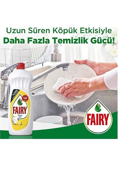 Fairy Sıvı Deterjan Limon 650 Ml X 2 Adet