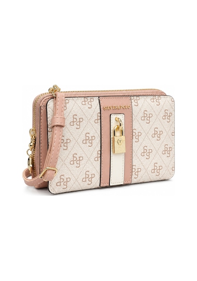 Silver & Polo Silver Polo Çapraz Askılı Kadın Çanta Pembe 1038