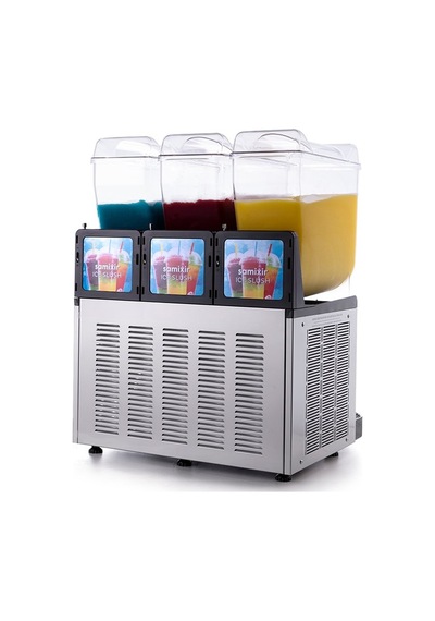 Samixir Triple Üçlü 12+12+12 Lt Slush Buzlaş Karlamaç Makinesi Slush-36-ı