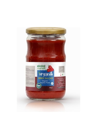 Organik Tuzsuz Biber Salçası 610 Gr 610 G