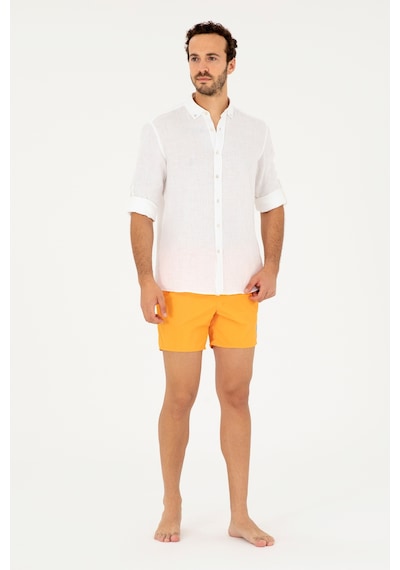 U.s. Polo Assn. Erkek Turuncu Deniz Şortu 50282927-vr051 Turuncu