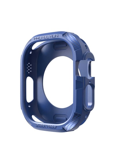 Watch Ultra 49mm Silikon Tpu Kasa Koruyucu Sbt Watch Gard 17 - Siyah