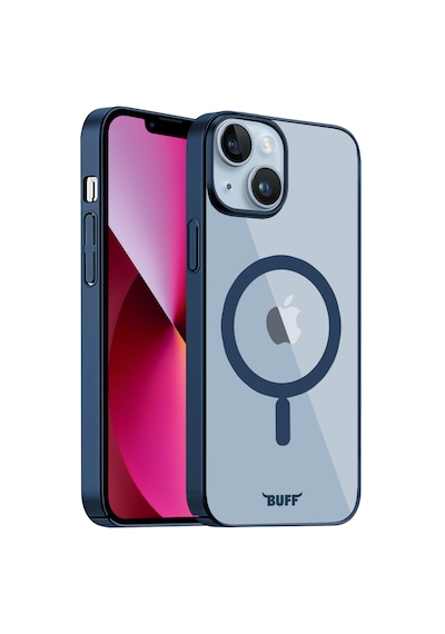 Apple Uyumlu iPhone Buff 13 Magsafe Slim Fit Kılıf Dark Blue