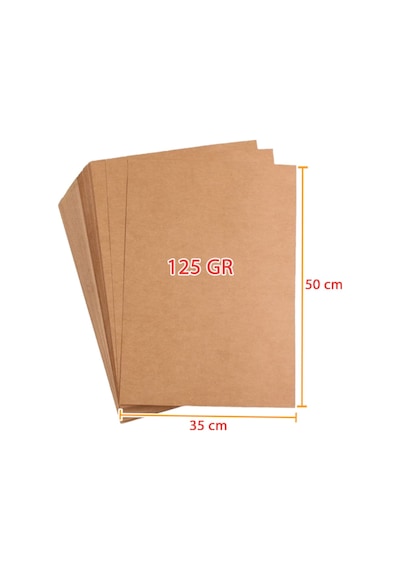 By Erek 115gr 35x50cm Baskısız 50 Adet Kraft Kağıt Oto Paspas 1 Kg