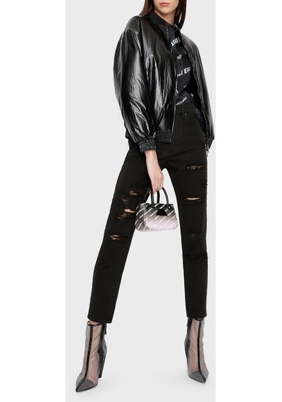 Armani Exchange Kadın Kot Pantolon 3ryj51 Y1hrz 1200 Siyah