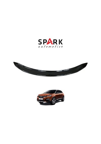 Peugeot 3008 2017 Yılı Ve Sonrası Ön Kaput Rüzgarlık 3mm Siyah