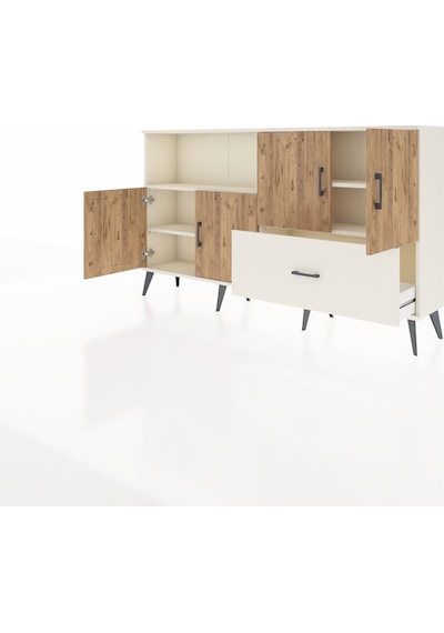 Arges Konsol 4 Raflı Tek Çekmeceli 4 Kapaklı 176x30x99 Aytaşı-çam Aytaşı-çam/aytaşı Arges Konsol 4 Raflı Tek Çekmeceli 4 Kapaklı 176x30x99 Aytaşı-çam Aytaşı-çam/aytaşı