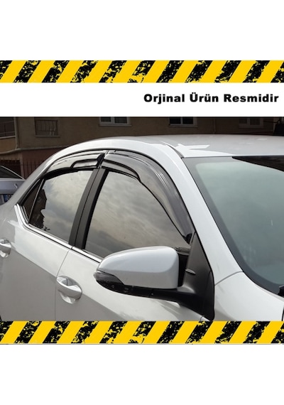 Toyota Corolla Uyumlu Mügen Cam Rüzgarlığı 2013 - 2018 Arası 4 Lü N11.26165