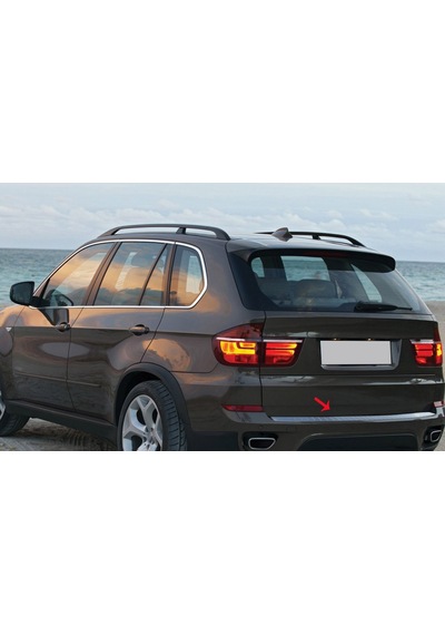 S-Dizayn Bmw X5 E70 Krom Arka Tampon Eşiği 2007-2013