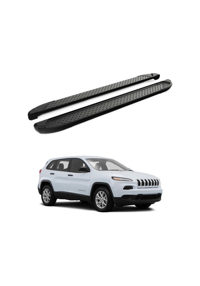Jeep Cherokee Kl 2014-2025 Yan Basamak Sapphire V1 Siyah