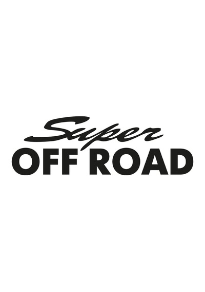 Super Off Road Sticker, Oto Sticker, Pick Up Sticker 10x3 Cm