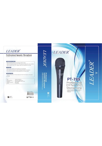 Leader Professional Dynamic Microphone Pt-789