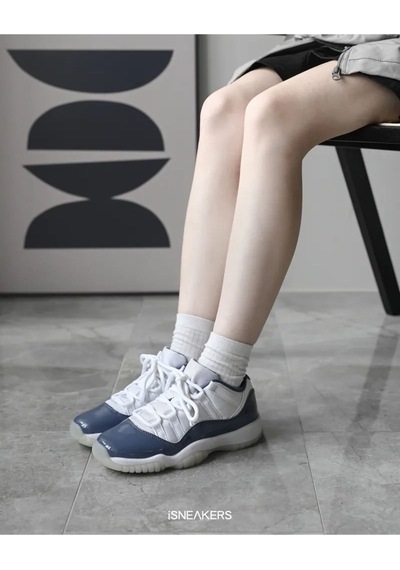 Nike Air Jordan 11 Retro Low "diffused Blue" Spor Ayakkabı Gri
