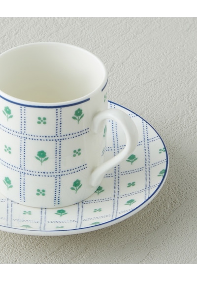 English Home Nautica New Bone China 4 Parça 2 Kişilik Kahve Fincan Takımı 80 Ml Mavi