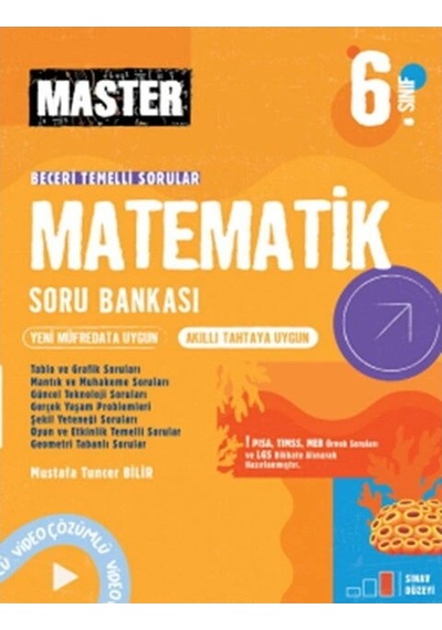 Okyanus Yayınları Okyanus 6.sınıf Matematik Soru Bankası Video Çözümlü Master